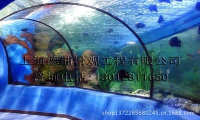 【海洋隧道景观工程 水族馆隧道水景工程 大型亚克力隧道规划 制作】价格,厂家,图片,其他水族器材,上海德浦景观工程-